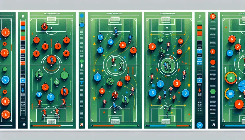 10 Variasi Formasi Sepak Bola yang Umum Dipakai dan Karakteristiknya