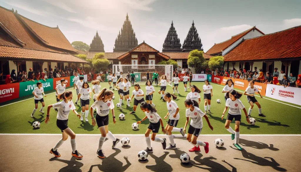 28 Siswi Soccer Challenge Yogyakarta Berlanjut ke Sesi Pelatihan Tambahan