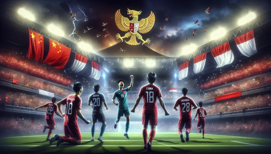 Babak I China Vs Indonesia: Garuda Ketinggalan 0-2