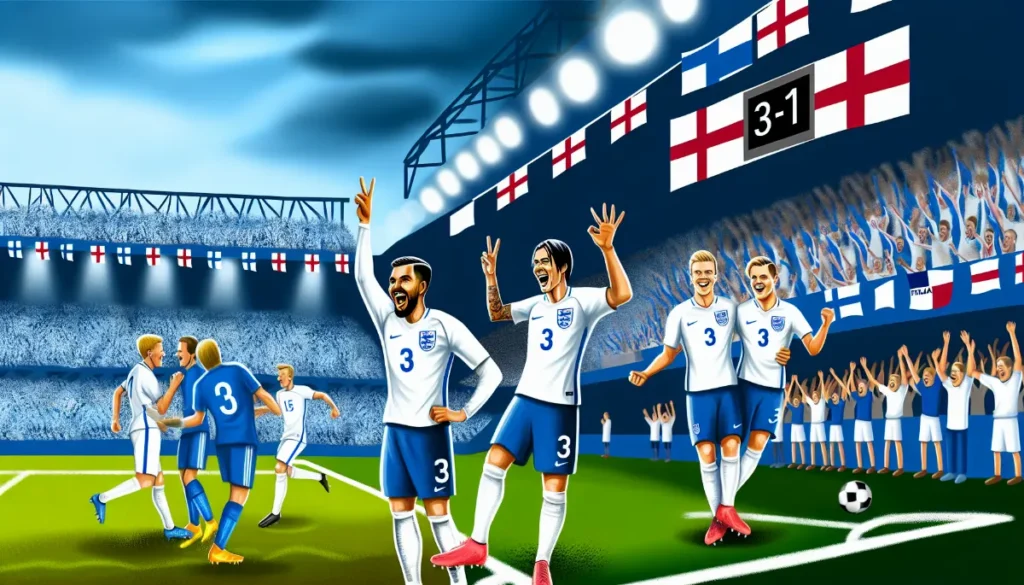 Finlandia vs Inggris: Tiga Singa Raih Kemenangan 3-1