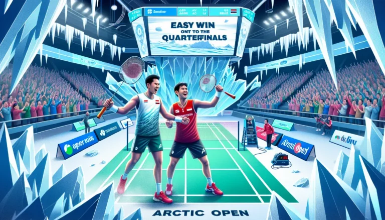 Menang Mudah, Fajar/Rian ke Perempatfinal Arctic Open 2024