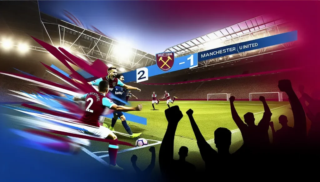 West Ham Vs MU: Drama di Akhir, The Hammers Menang 2-1