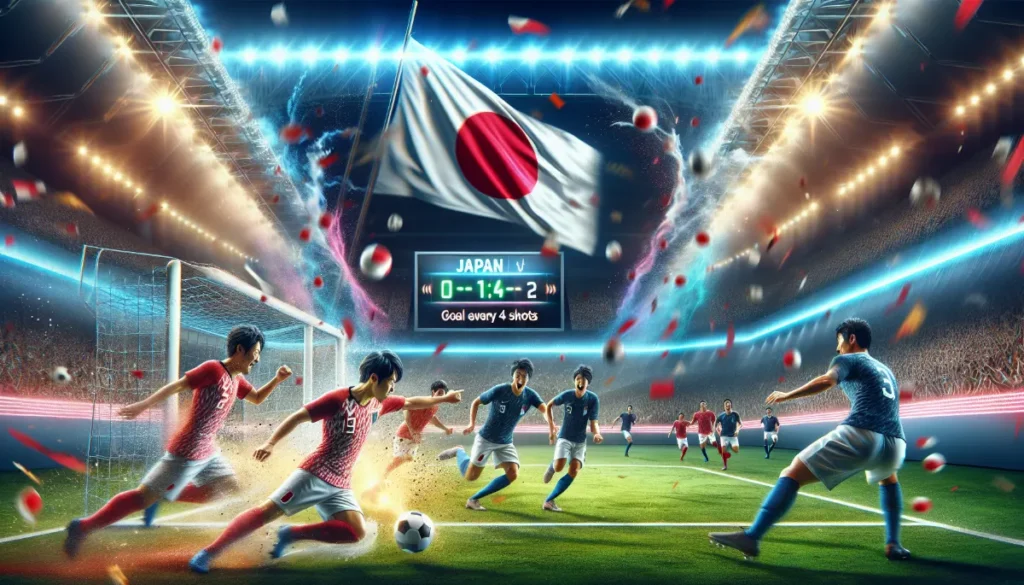 Awas Indonesia, Jepang Bikin Gol Tiap 4 Tembakan!