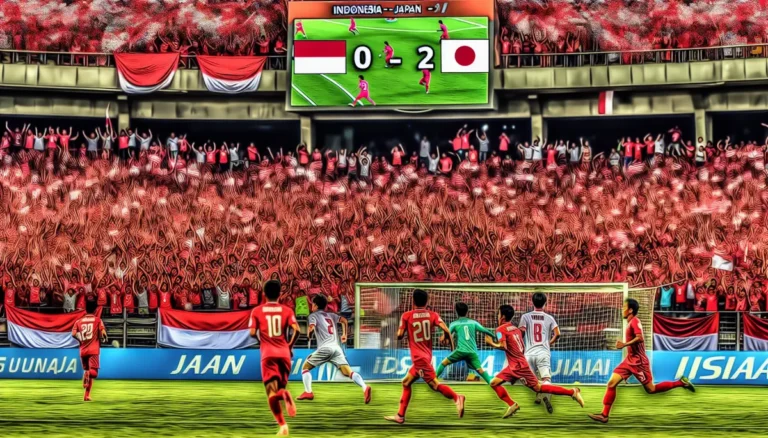 Babak I Indonesia Vs Jepang: Garuda Tertinggal 0-2