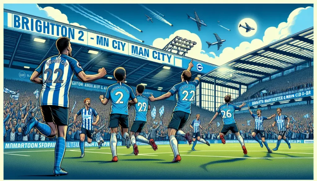 Brighton Vs Man City: The Sky Blues Menyerah 1-2