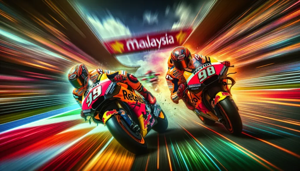 FOTO: Duel Seru Martin vs Bagnaia di MotoGP Malaysia