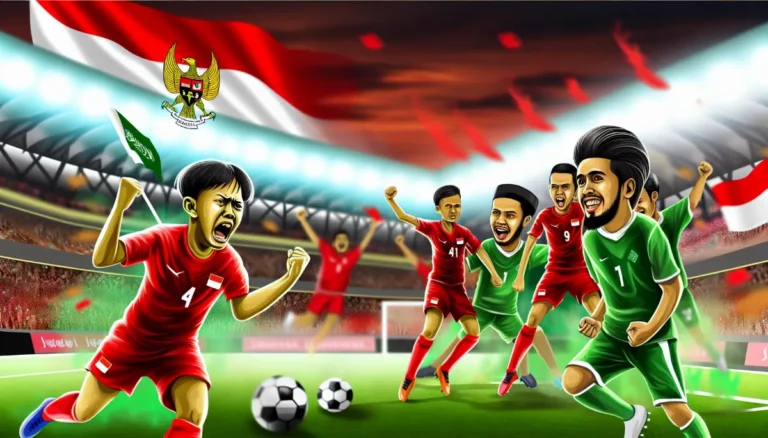 Head to Head Indonesia vs Arab Saudi: Garuda Tanpa Kemenangan