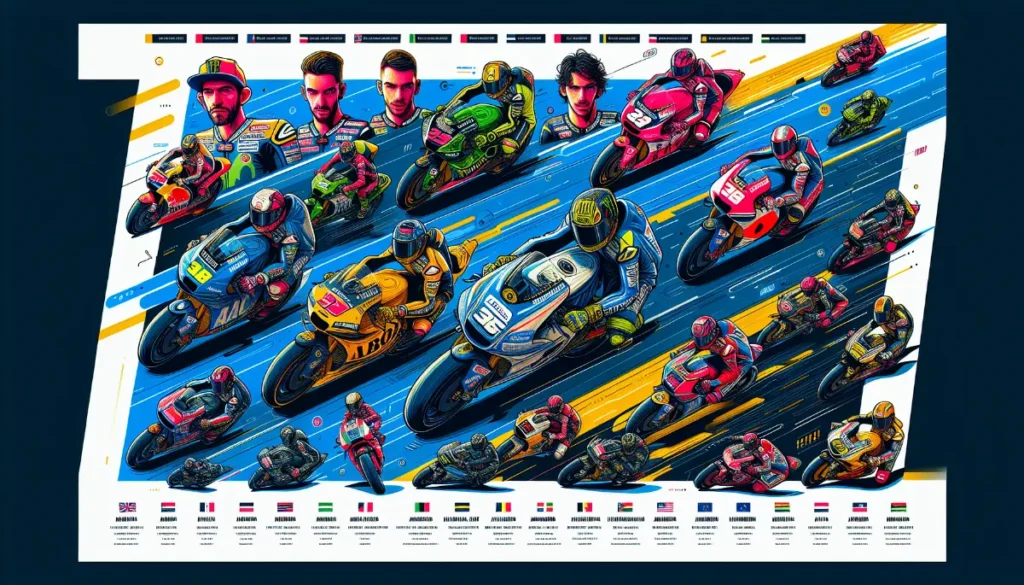 INFOGRAFIS: Daftar Lengkap Pembalap MotoGP 2025