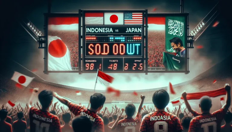 Tiket Timnas Indonesia Vs Jepang Ludes: Sisa untuk Lawan Arab Saudi