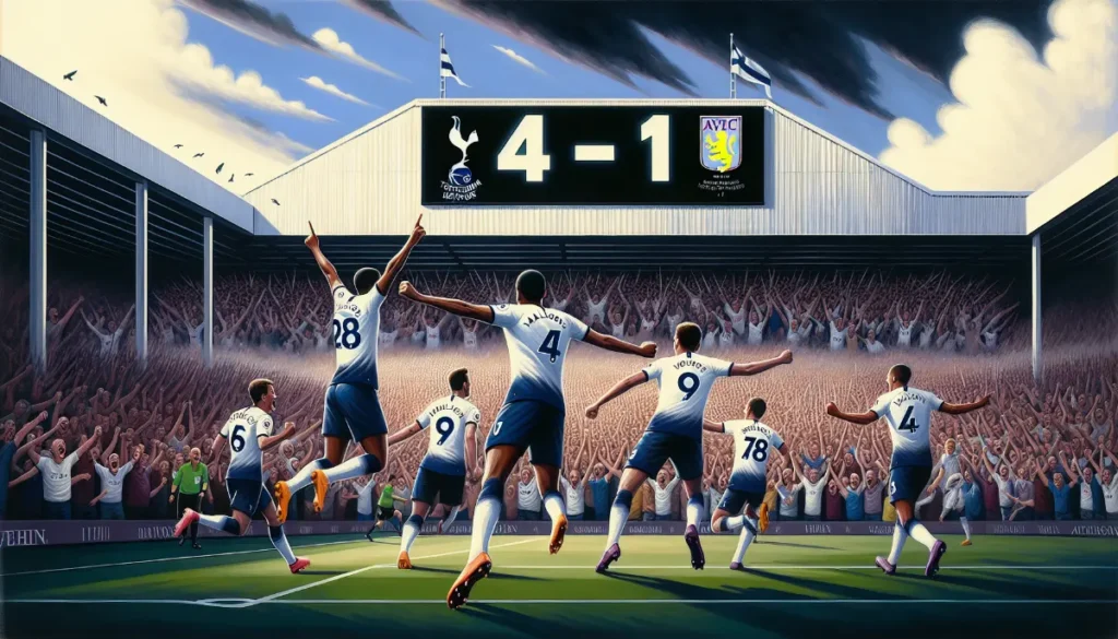 Tottenham Vs Aston Villa: Spurs Kembali Ke Jalur Kemenangan dengan Skor 4-1