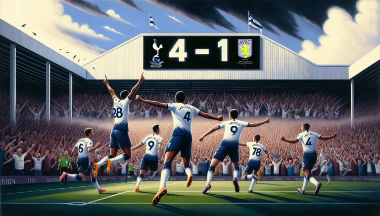 Tottenham Vs Aston Villa: Spurs Kembali Ke Jalur Kemenangan dengan Skor 4-1