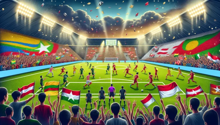 Myanmar vs Indonesia: Pertandingan Seru Masih Berlanjut di Babak Pertama